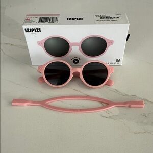 IZIPIZI Infant Baby Pink Sunglasses (0-9 Months)